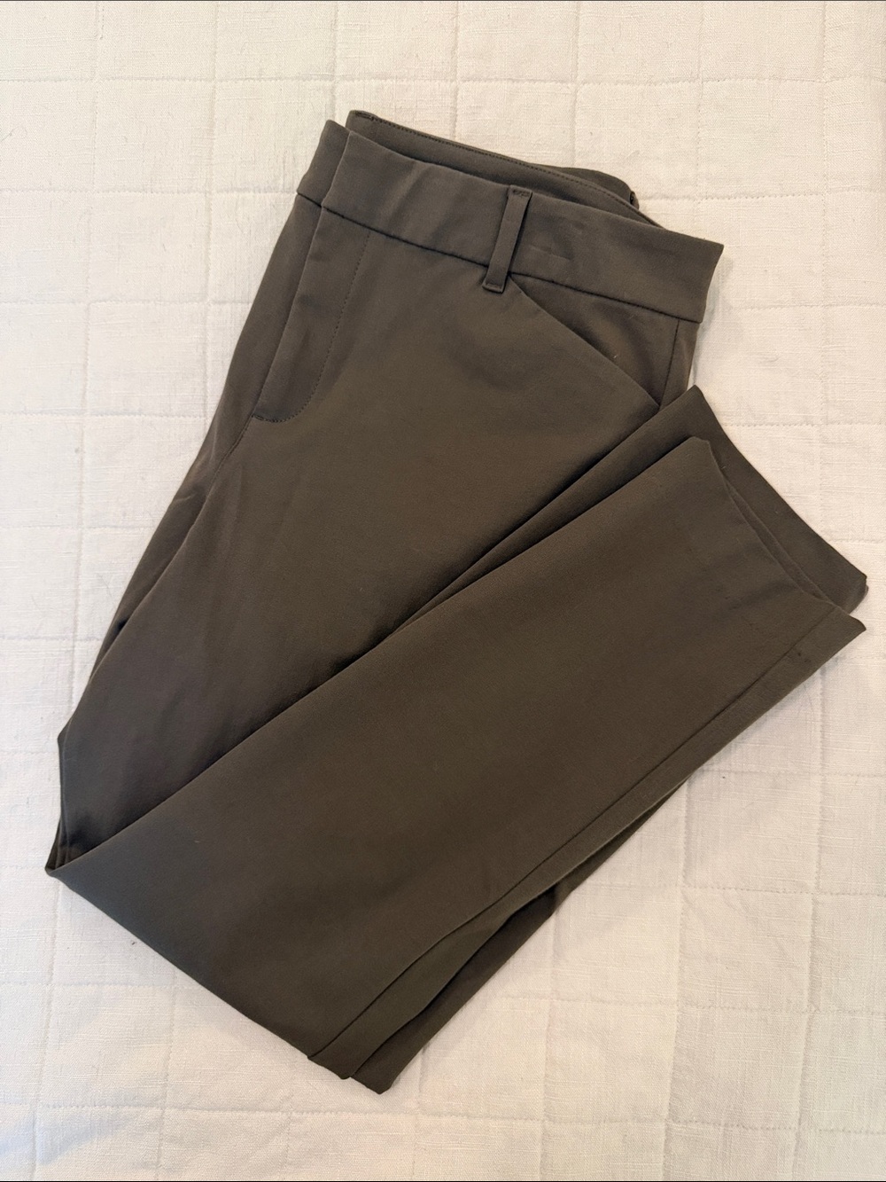 Old Navy Olive Green Slim Chinos